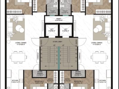 4 BHK 360 Square Yard flat for sale in M3M Panipat